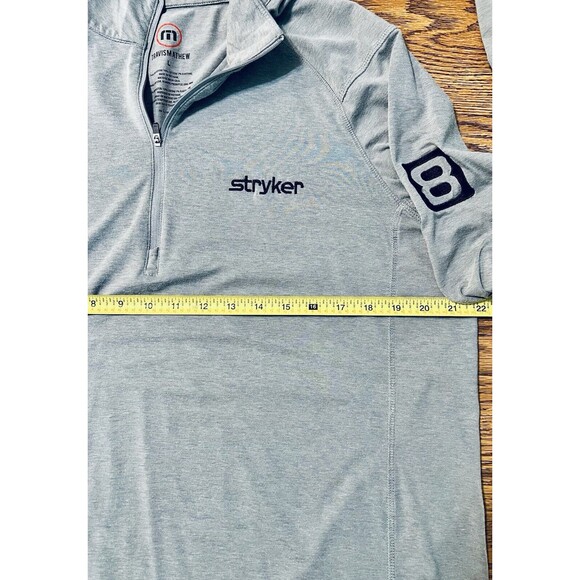 Travis Mathew Mens Long Sleeve 1/4 Q Zip Lightweight Golf Pullover Size Large XL - Picture 7 of 8